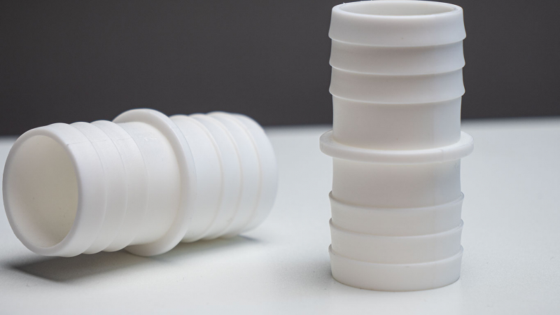 ABS hose nozzle 32mm x 32mm white